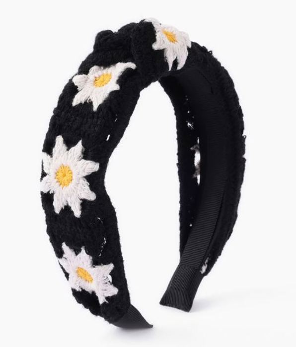 Crochet Daisy Headbands