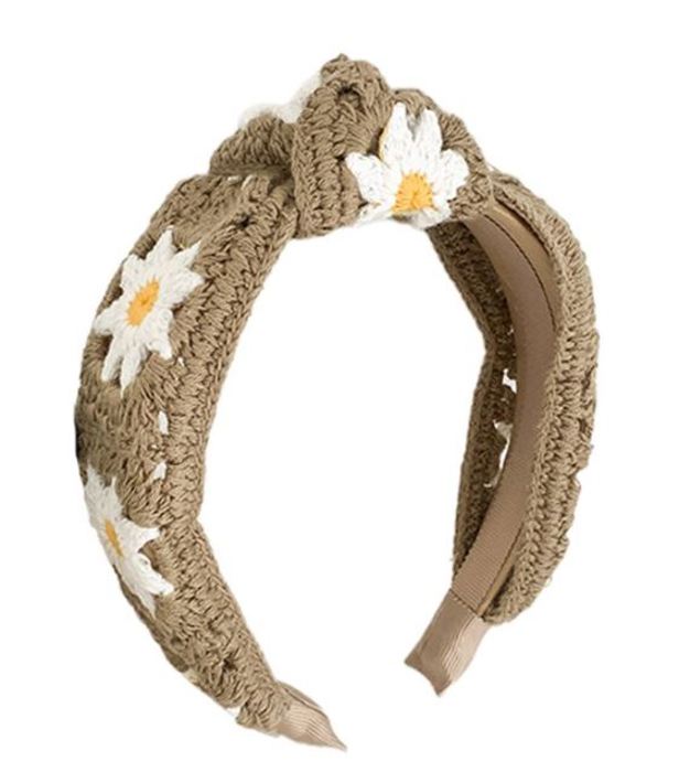 Crochet Daisy Headbands