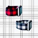  BOGO | Buffalo Plaid Silicone Band for Apple Watch 38/40/41mm and 42/44/45/46/49mm All Series