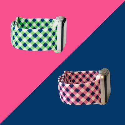 BOGO | Preppy Plaid Silicone Band for Apple Watch 38/40/41mm and 42/44/45/46/49mm All Series