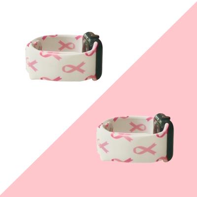 BOGO | Breast Cancer Silicone Band for Apple Watch 38/40/41mm and 42/44/45/46/49mm All Series