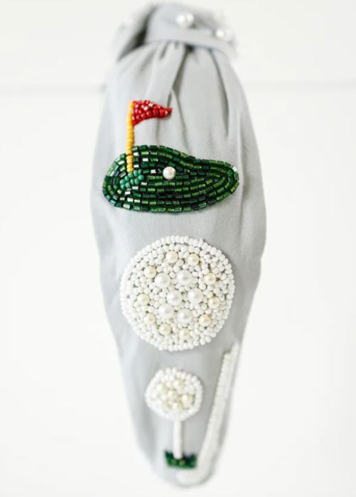 Golf Knot Beaded Headband