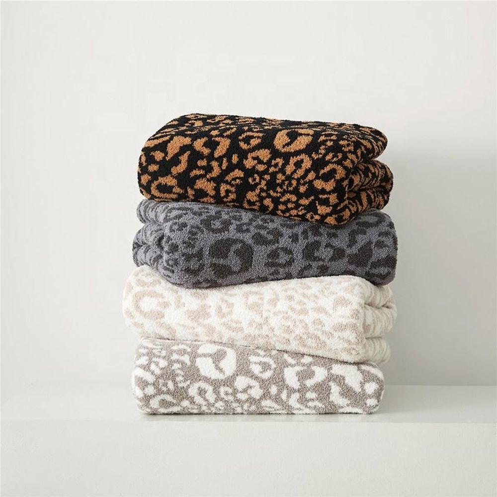 Luxe Plush Leopard Blankets