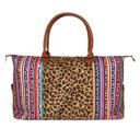 Serape Cheetah Weekender Tote Carry All Bag