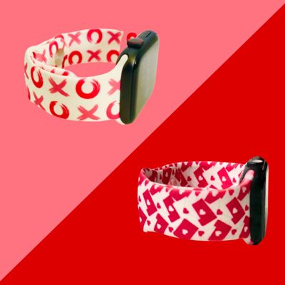 BOGO | Valentine's XoXo Silicone Band for Apple Watch 38/40/41mm and 42/44/45/46/49mm All Series