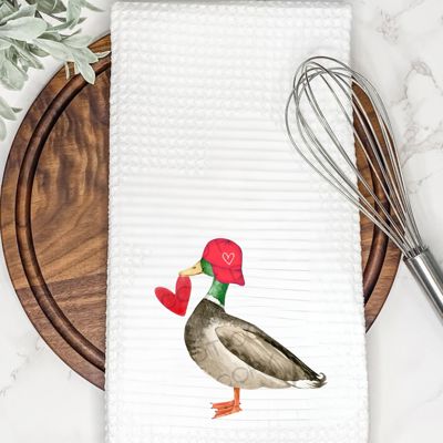 Mallard Love Duck Tea Towel