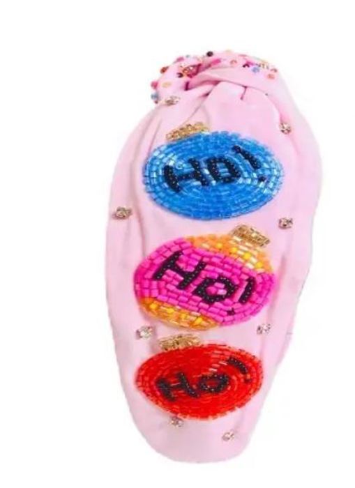 Christmas Headband | Holiday Beaded Designs