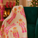  Pink Nutcracker Luxe Blanket