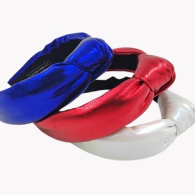 Red White Blue Knot Headbands