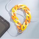 Yellow Wristlet Phone Chain