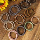  10pcs Boho Knotted Hair Ties