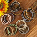  10pcs Boho Knotted Hair Ties