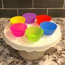  12 Reusable Silicone Baking Cups