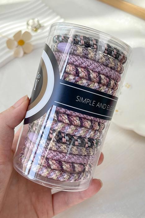 15 pcs Elastic Braided Hair Tie