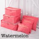 Watermelon 6 Piece Travel Organizer