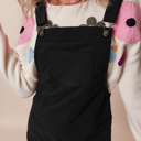  Alexis Front Pockets Corduroy Overall Dress