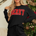  MERRY Long Sleeve Top and Shorts Set