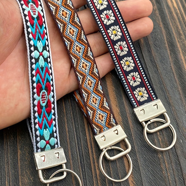 Knitted Wristband Keychain