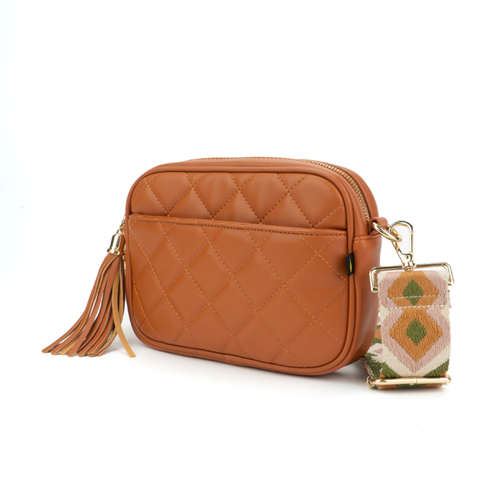 Quilted Courtney Crossbody | Choose Your Strap