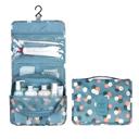 Blue Flamingo Hangable Cosmetic Bag