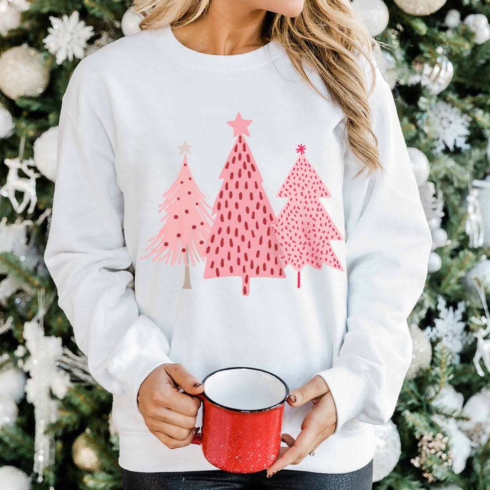 Christmas Tree Pullover Sweatshirt