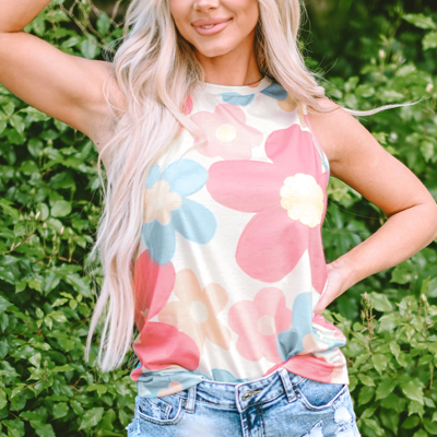 Veda Floral Sleeveless Top