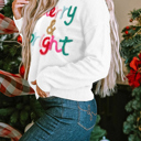  Selah Merry & Bright Round Neck Casual Sweater