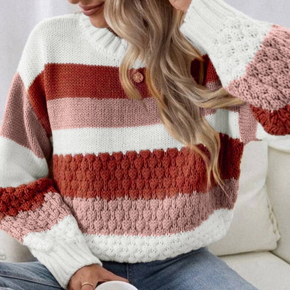 Haven Cable Knit Drop Shoulder Sweater