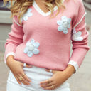  Aaliyah Flower Sweater