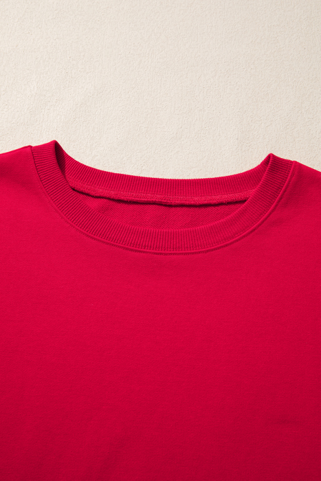 Aaliyah Patchwork Sleeve Colorblock Sweatshirt