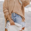  Abby Shoulder Knit Tunic PLUS Top