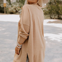  Abby Shoulder Knit Tunic PLUS Top