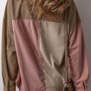  Abigail Block Chest Corduroy Shacket