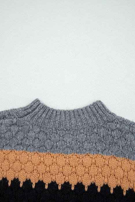 Abigail Block High Baggy Sweater