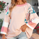  Abigail Block Patchwork Oversized Top