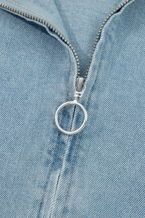 Abigail Collared Zip Up Jacket