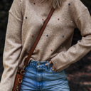  Abigail Detail Drop Shoulder Sweater