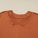  Abigail Edge Bubble Sleeve Sweater