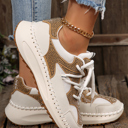  Abigail Lace Up Breathable Sneakers