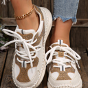  Abigail Lace Up Breathable Sneakers