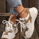  Abigail Lace Up Breathable Sneakers
