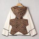  Abigail Piping Open Front Jacket