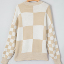  Abigail Print Drop Shoulder Sweater