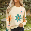  Abigail Terry Flower Print Sweatshirt
