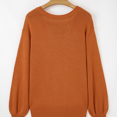 Abigail Trim Drop Shoulder Sweater