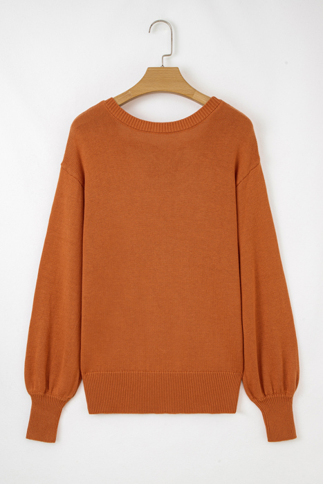 Abigail Trim Drop Shoulder Sweater
