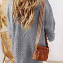  Adalee Shoulder Loose Fit Sweater