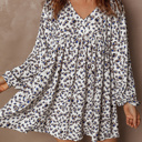  Adaline Long Sleeve Mini Dress