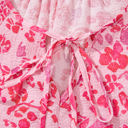  Adalyn Floral Puff Sleeve Lightweight Blouse