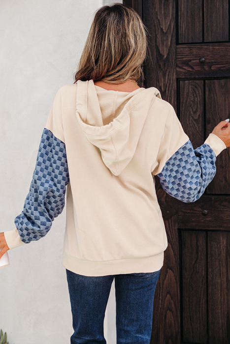 Adalynn Kangaroo Half Zipper Hoodie